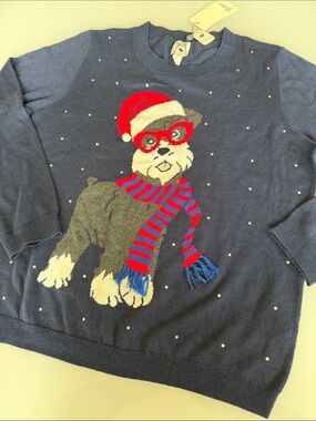 Yumi Holiday Dog Sweater - size L